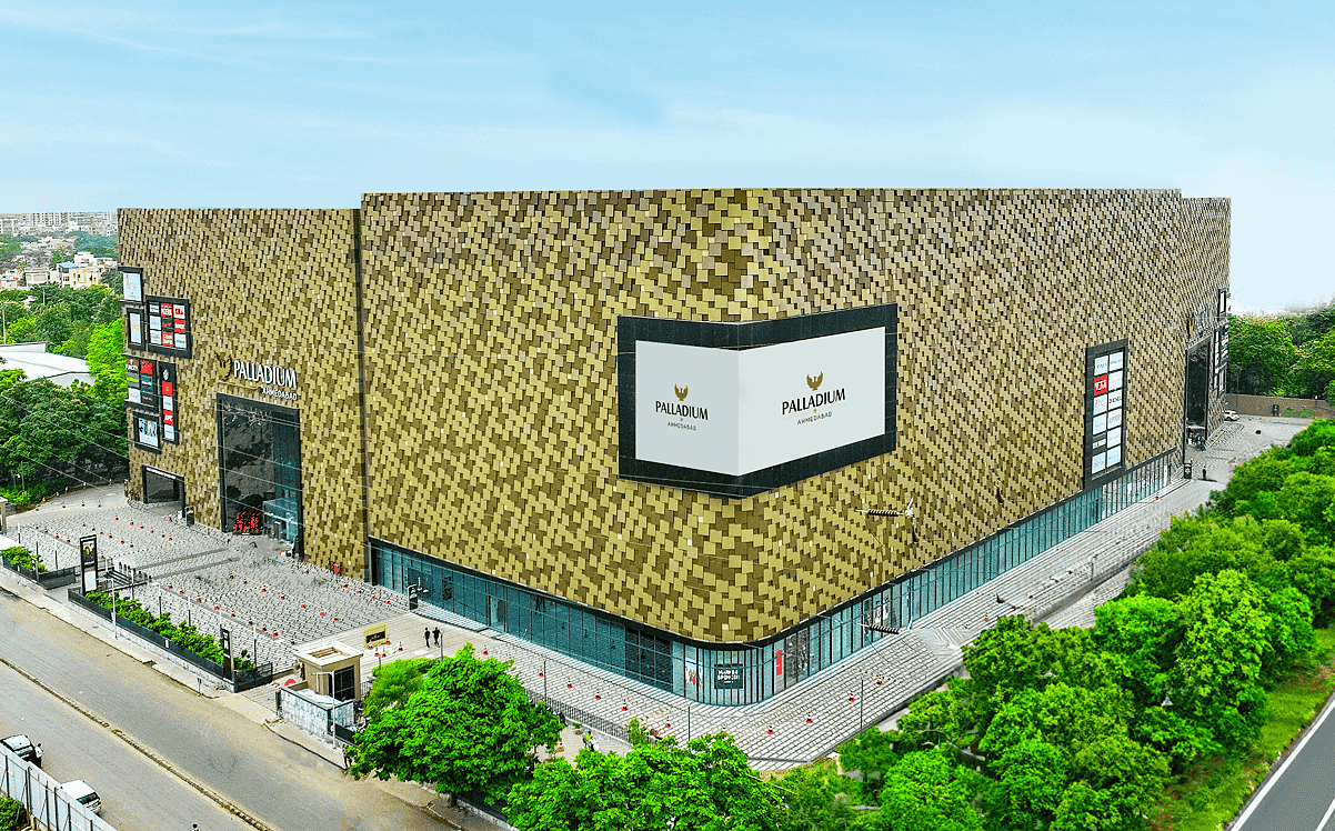 Palladium Mall 2 km from Snehal Exotica 3BHK premium homes in Ahmedabad